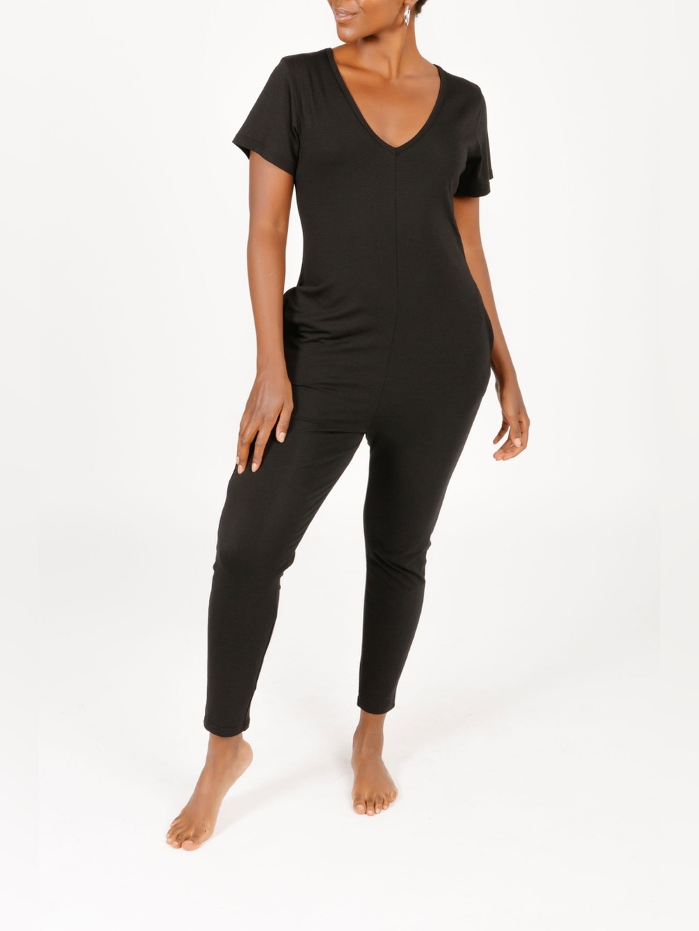 Smash + Tess SUNDAY ROMPER IN MIDNIGHT BLACK